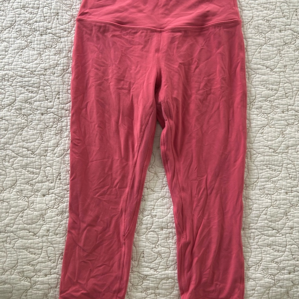 lululemon athletica Pink Capri Leggings